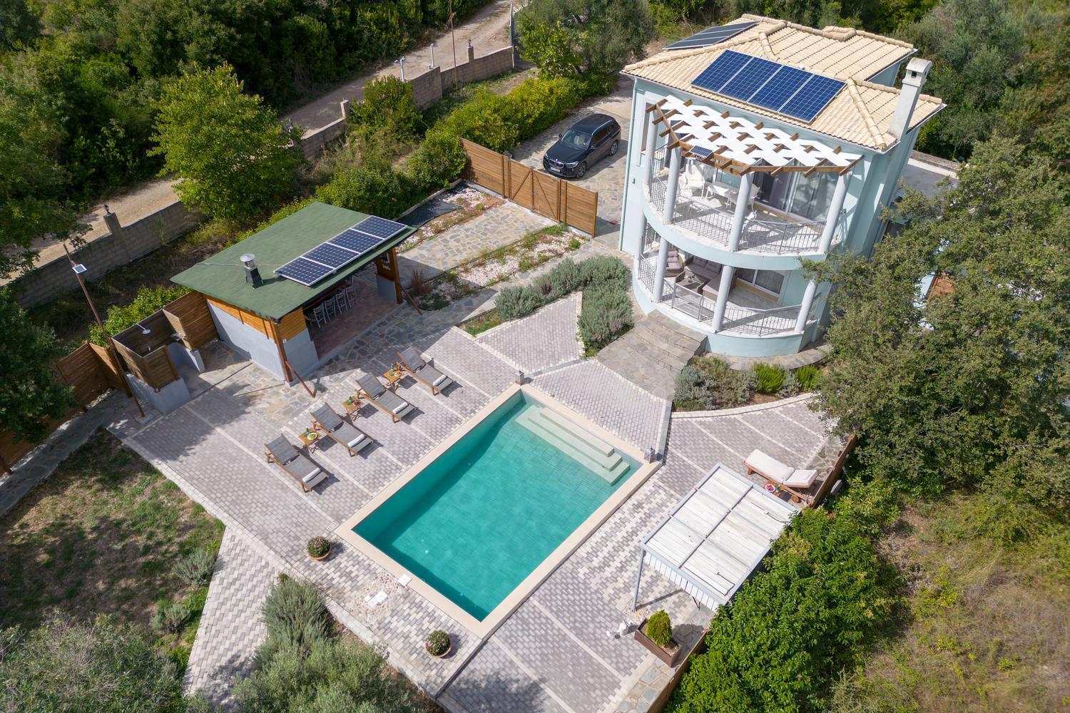 Villa Serenity - Off Grid Villa Pouládes Exterior foto