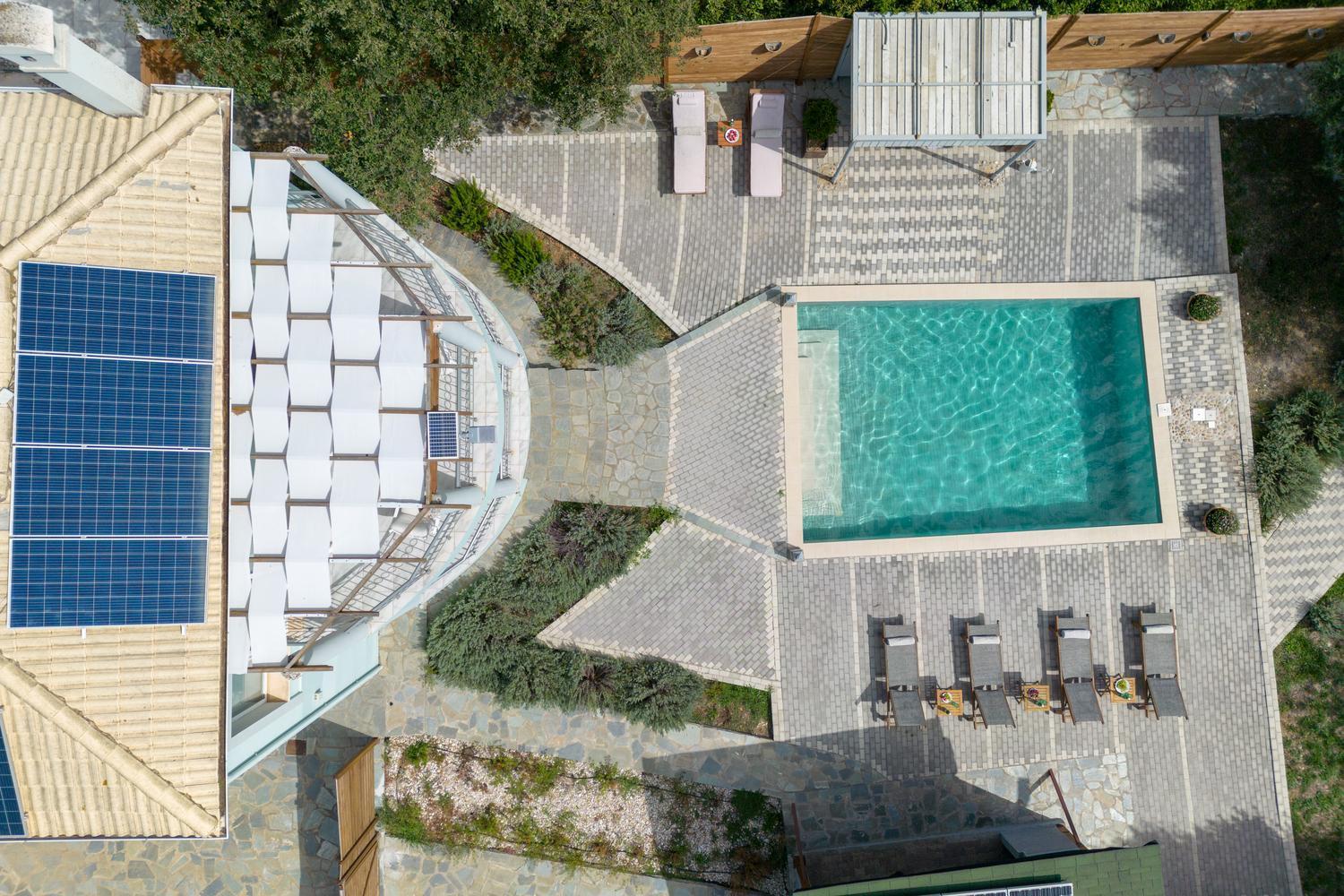 Villa Serenity - Off Grid Villa Pouládes Exterior foto